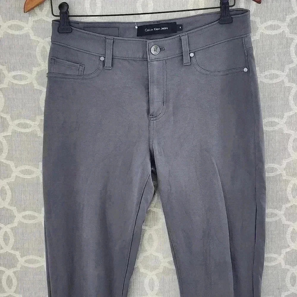 Calvin Klein Jeans Gray Legging Pants Women's 8 - Picture 2 of 7